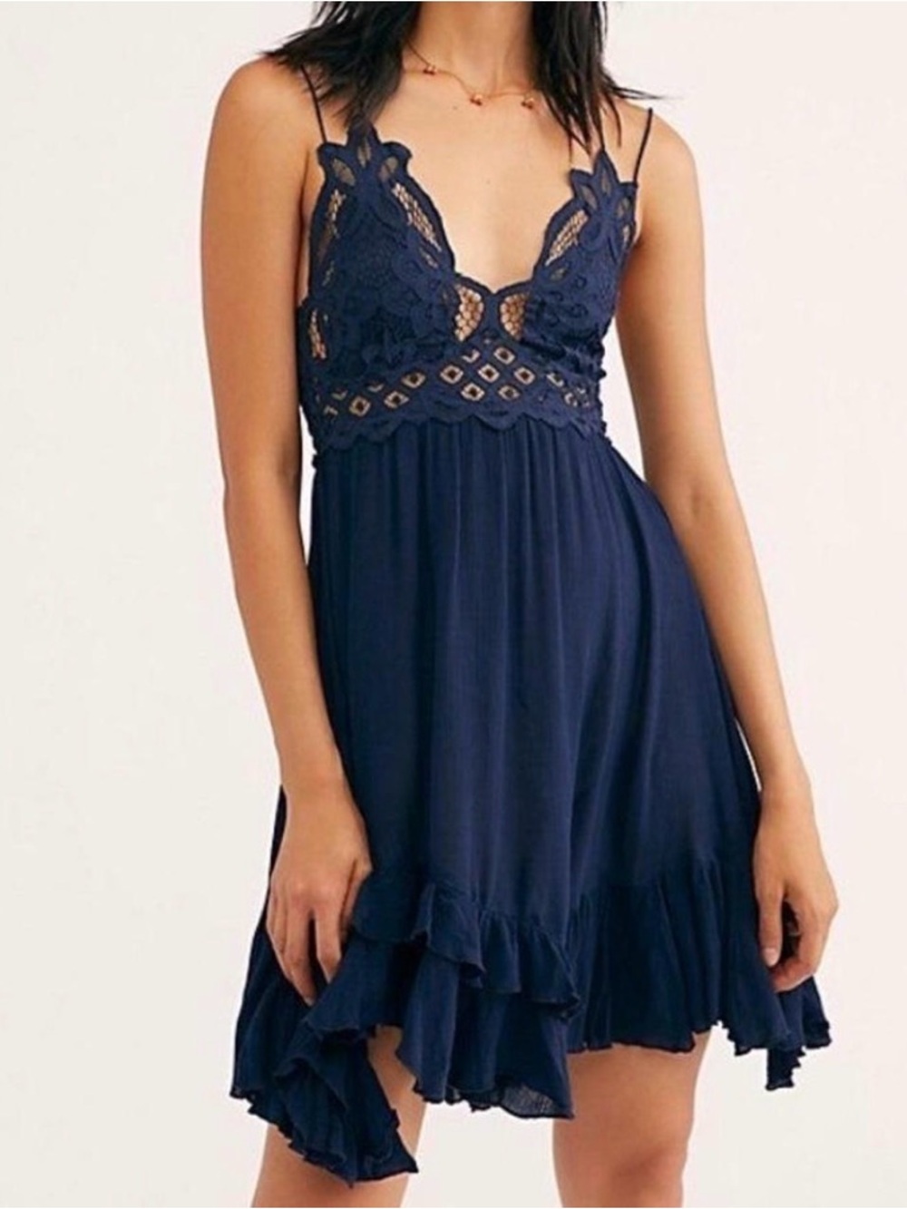 Free People Adela Slip Dress
